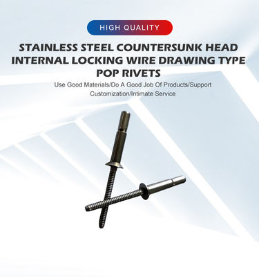 Φωτεινή φινίρισμα δομική τυφλή νιφέτα countersinkshead 4.8/6.4/7.8mm από για το υλικό