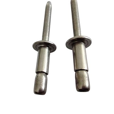 Ατσάλι από ανοξείδωτο χάλυβα τυφλή νιφέτα θόλο κεφάλι Pop νιφέτα με φωτεινή τελική εξατομικευμένα νιφέτα