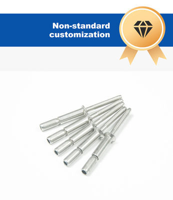 Ανοιχτό άκρο από ανοξείδωτο χάλυβα τυφλό νιφάδα επίπεδη κεφαλή απλό φινίρισμα SS304 SS316 δομική