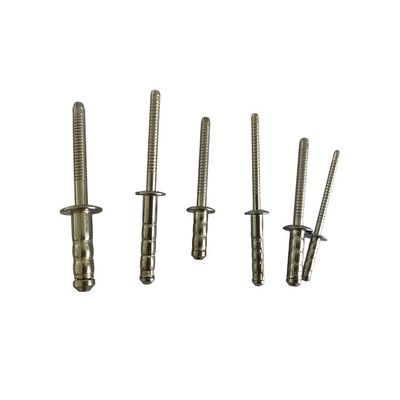 Ατσάλι Unigrip Κύπελλο Κεφαλής Διπλό ντραμ Rivets 3,2 mm 4,0 mm 4,8 mm 6,4 mm