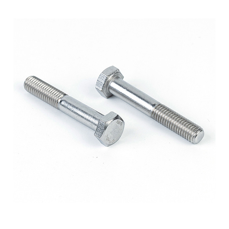 Καθαρό φινίρισμα από ανοξείδωτο χάλυβα Hex Bolts Nuts Washers για ισχυρή και ανθεκτική στερέωση