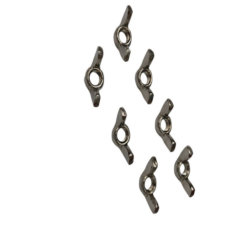 Τυποποιημένο DIN από ανοξείδωτο χάλυβα M6 M8 M10 Wing Nut Din315 Ss304 Butterfly Nuts