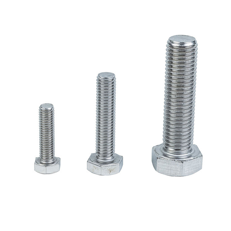 GB Standard Hex Head Bolt από ανοξείδωτο χάλυβα για OEM Custom Metal Processing DIN933