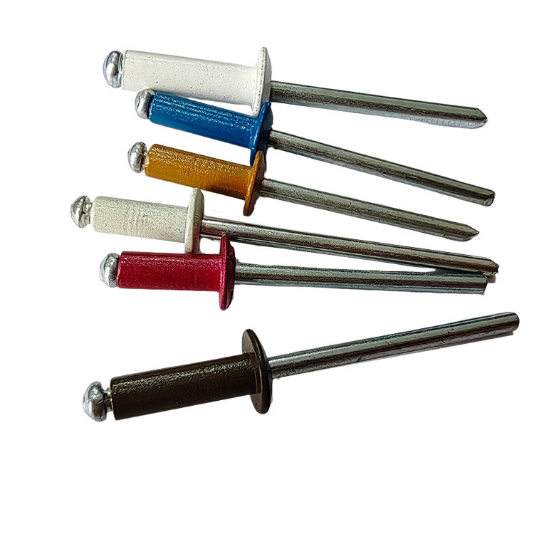 Εφοδιασμός με αλουμινένιο τυφλό νίττο Ανθεκτικό στη διάβρωση Πολυχρωματικά στρογγυλά νίττα για την κατασκευή