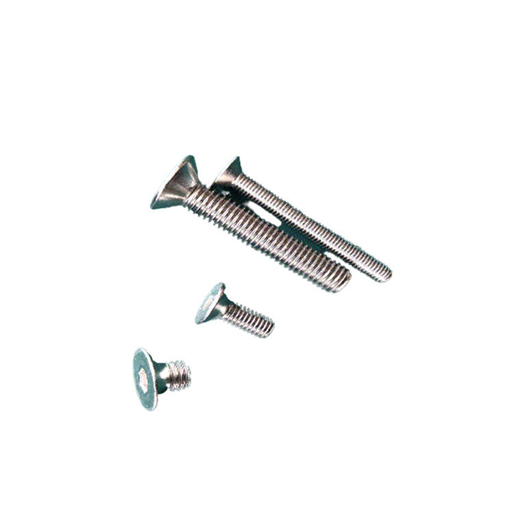 Πλήρης νήμα Custom A2 από ανοξείδωτο χάλυβα Flush Mount κυλινδρική κεφαλή Hex Socket μηχανή βίδα