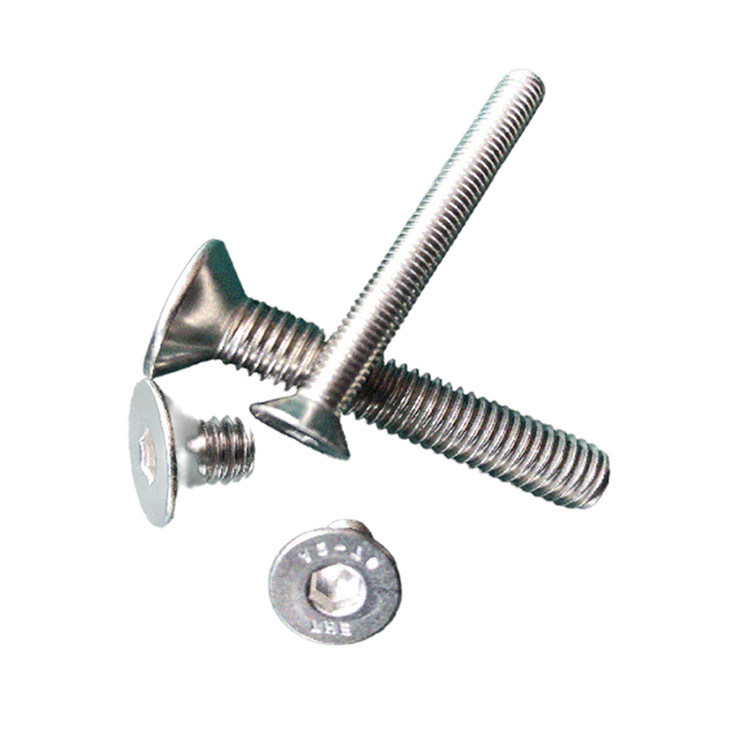 Καθαρό φινίρισμα Α-επίπεδο Δυνατότητα Custom A2 ανοξείδωτο χάλυβα Flush Mount κυλινδρική κεφαλή Hex Socket μηχανή βίδα