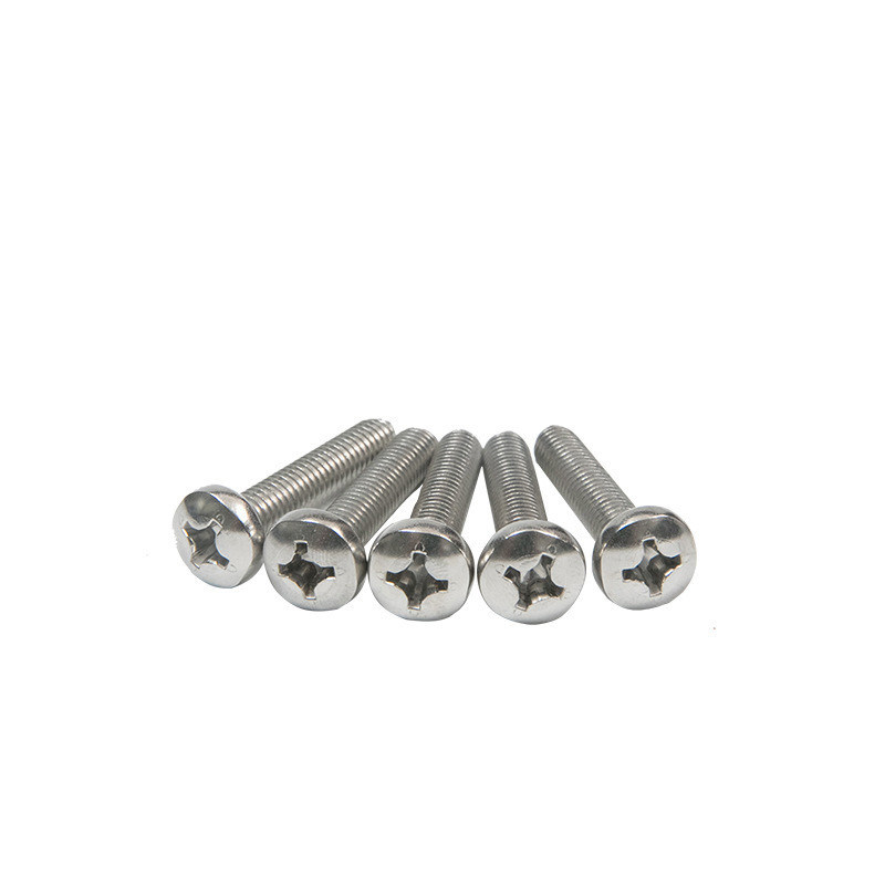 M2 M3 M4 M5 M6 M8 A2 304 από ανοξείδωτο χάλυβα Cross Recess Phillips Pan Head Machine Screws Metric