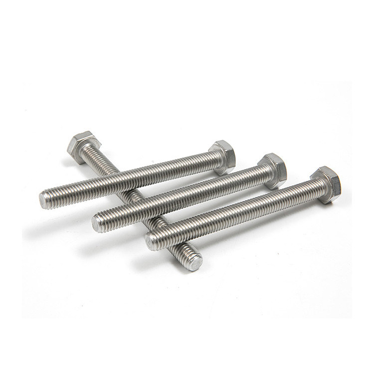 Προσαρμοσμένο DIN Standard Titanium Stainless Steel Hex Head Bolt και Nut για Βιομηχανικά