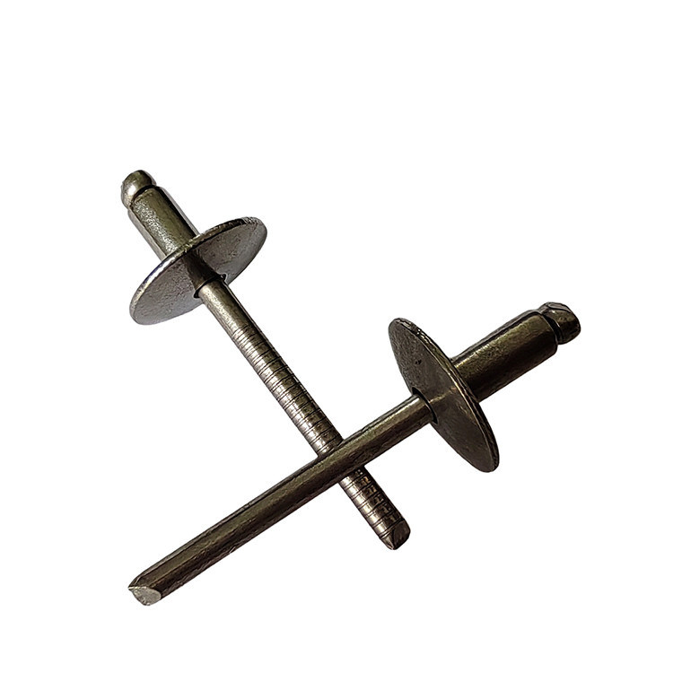 Μηχανήματα Χάλυβα ανοιχτού τύπου Αλουμινίου-Σιδήρου Pop Rivets Μεγάλη άκρη Στρογγυλή κεφαλή Ελαφρύς Βάρος Αδιάβροχο Πολυδιάστατο