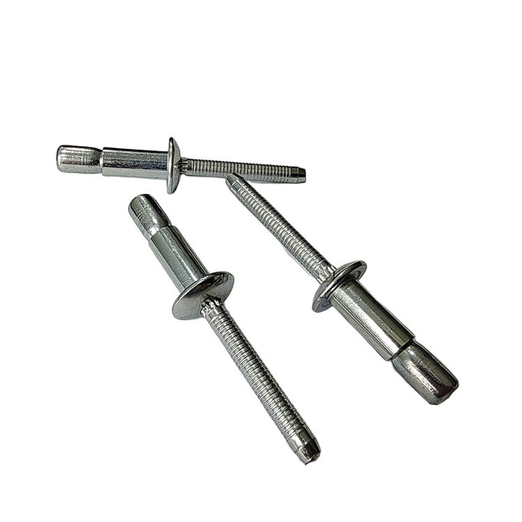 12mm Unlock Blind Rivets Ανθεκτικό στη διάβρωση στρογγυλό κεφάλι από χάλυβα άνθρακα για όφελος