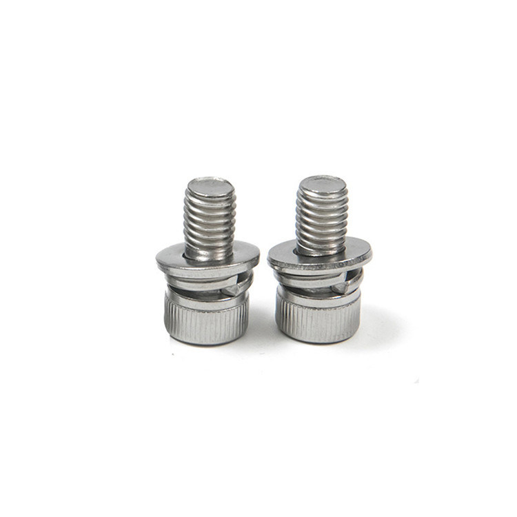 304 DIN912 Allen Key Bolt και Nut Flat Spring Washer Συνδυασμός με γυαλισμένο φινίρισμα
