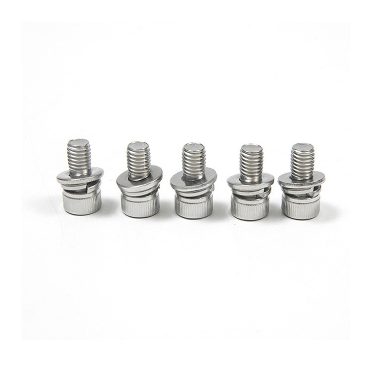 100% επιθεωρημένο M5 M6 M8 Ατσάλι Ατσάλι Allen Κεφαλοκόπηση βίδα συναρμολογημένη με συσκευή πλυντηρίου