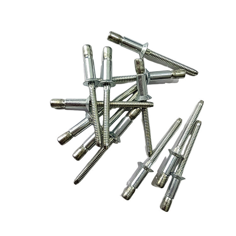 12mm Unlock Blind Rivets Εσωτερική κλειδαριά σιδήρου Countersunk Head με 4,8mm/6,4mm Μέγεθος