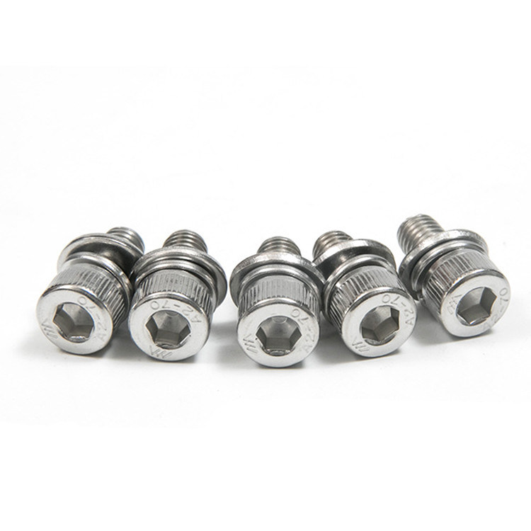 Ατσάλι από ανοξείδωτο χάλυβα Din 912 Hexagon Socket Head Cap