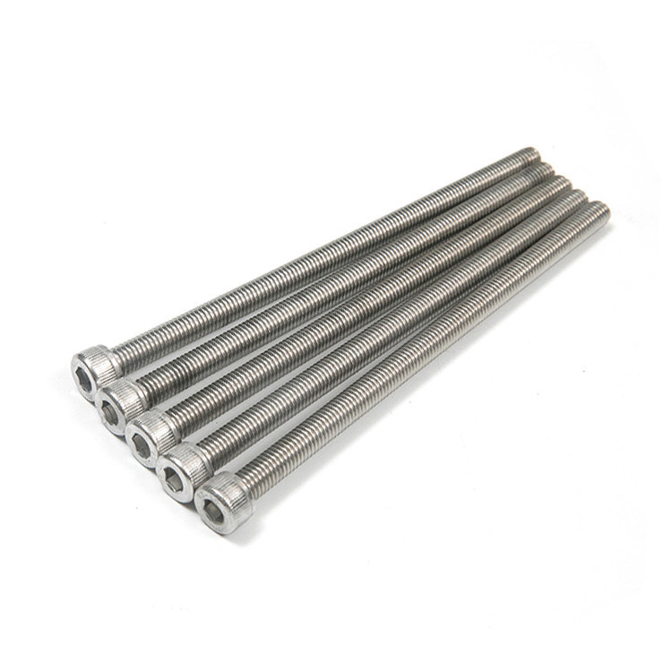 Ατσάλι από ανοξείδωτο χάλυβα 304 316 Pan Head Hex Socket Caphead Machine Screw Full Thread Half Thread