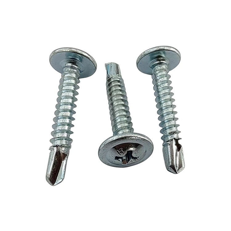 Ζυγισμένη βίδα ουράς τρυπαντήρα Hua Self Tapping βίδα με Pad Cross Μεγάλο επίπεδο κεφάλι