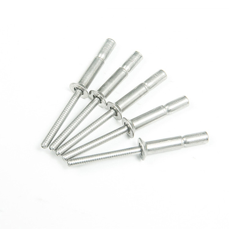 Καθαρό φινίρισμα 4.8mm Dia Stainless Steel Cup Mono-Bolt Rivet για εφαρμογές Outlock